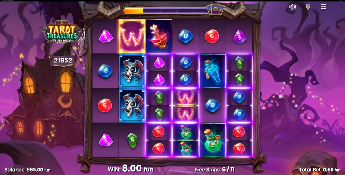 Tarot Treasures Free Spins